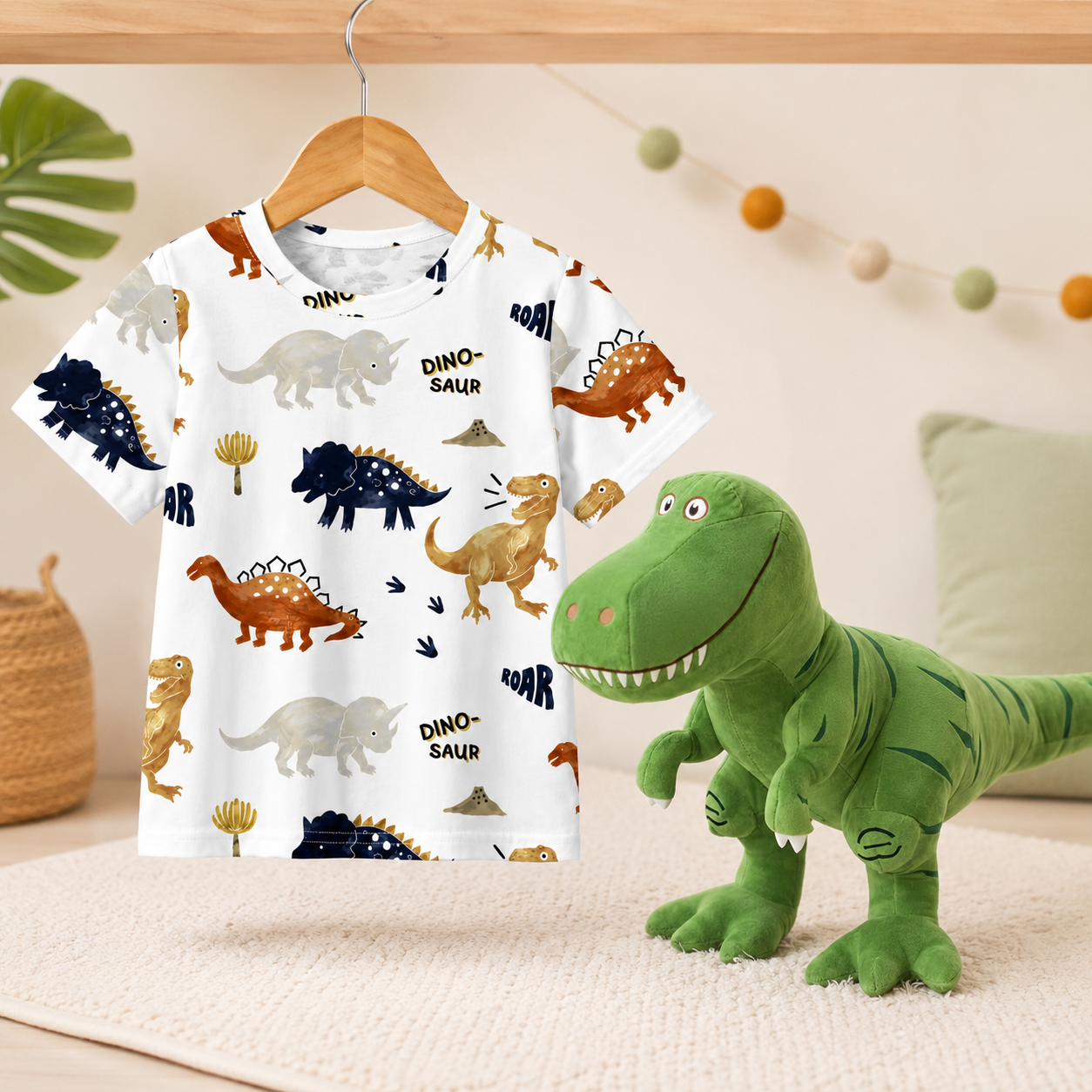 DUO Léo le T-Rex + Tee-shirt Dinosaure