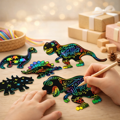 Kit Créations Dinosaures magiques Arc-en-Ciel