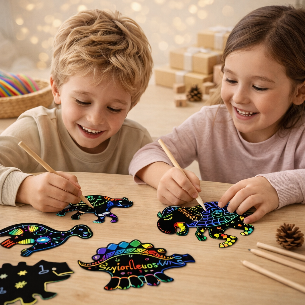 Kit Créations Dinosaures magiques Arc-en-Ciel