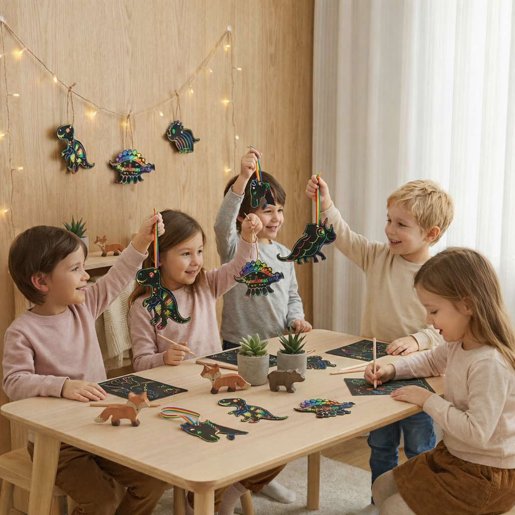 Kit Créations Dinosaures magiques Arc-en-Ciel