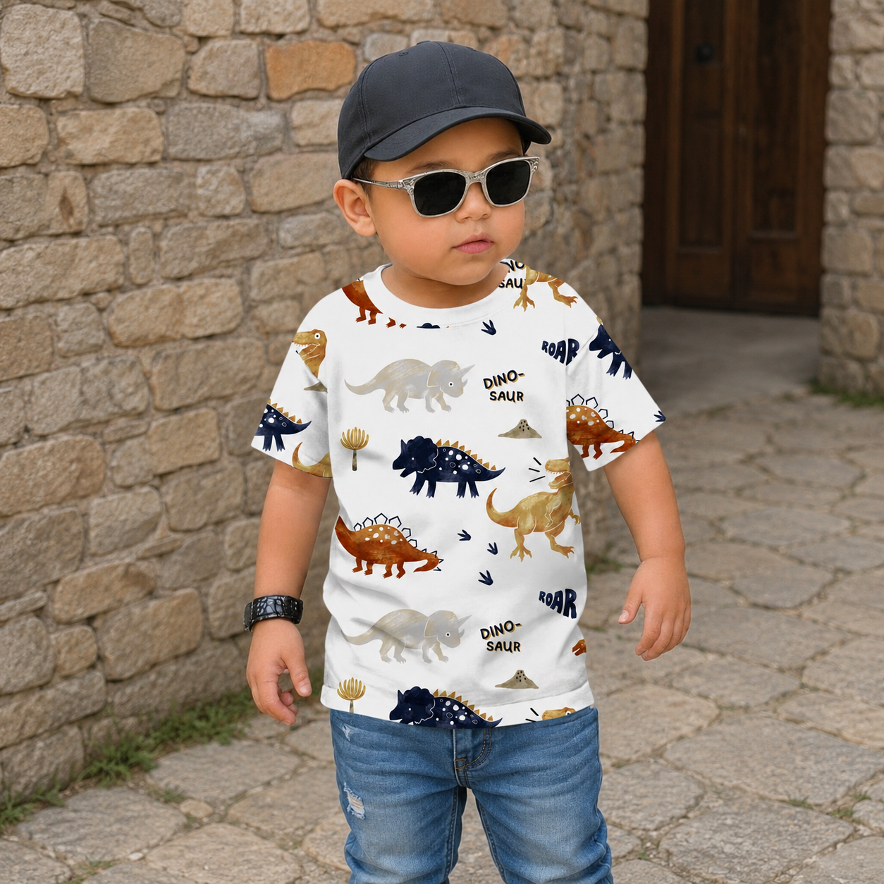 T-shirt Dinosaure Enfant