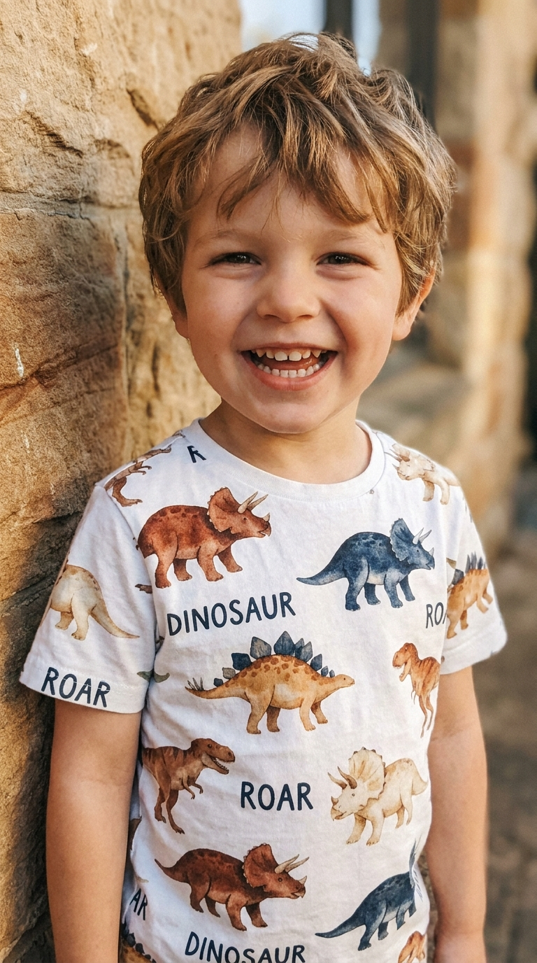 T-shirt Dinosaure Enfant